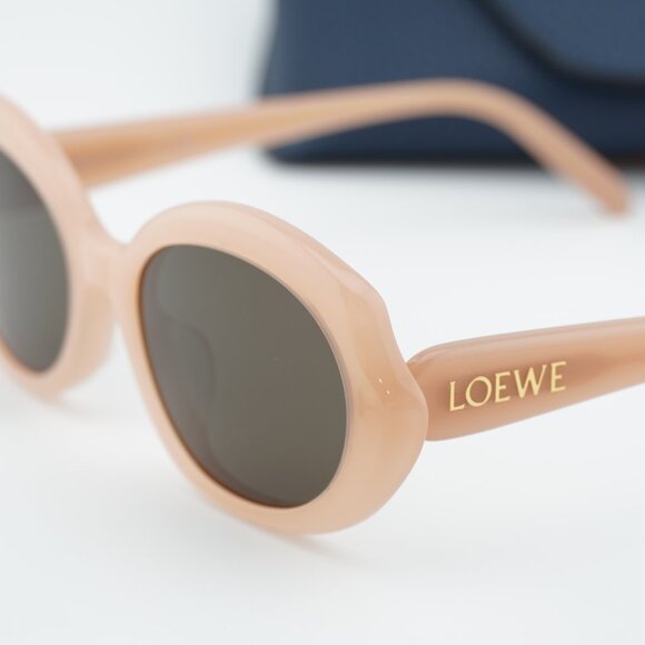 Loewe LW40147F 72E Geometric Sunglasses – Pink\\Brown